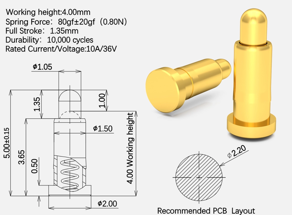 high current pogo pin company