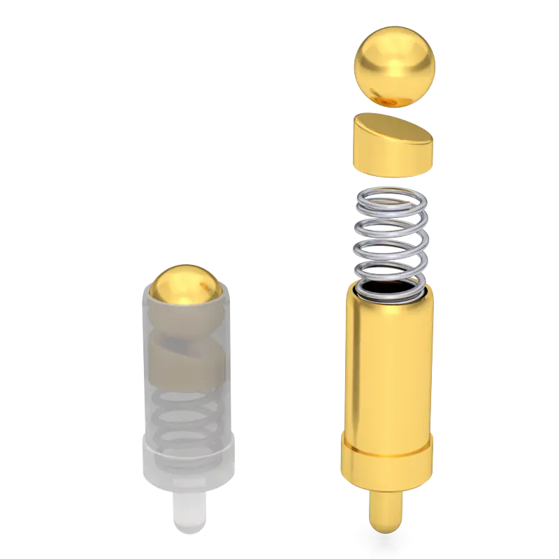 rolling pogo pin structure