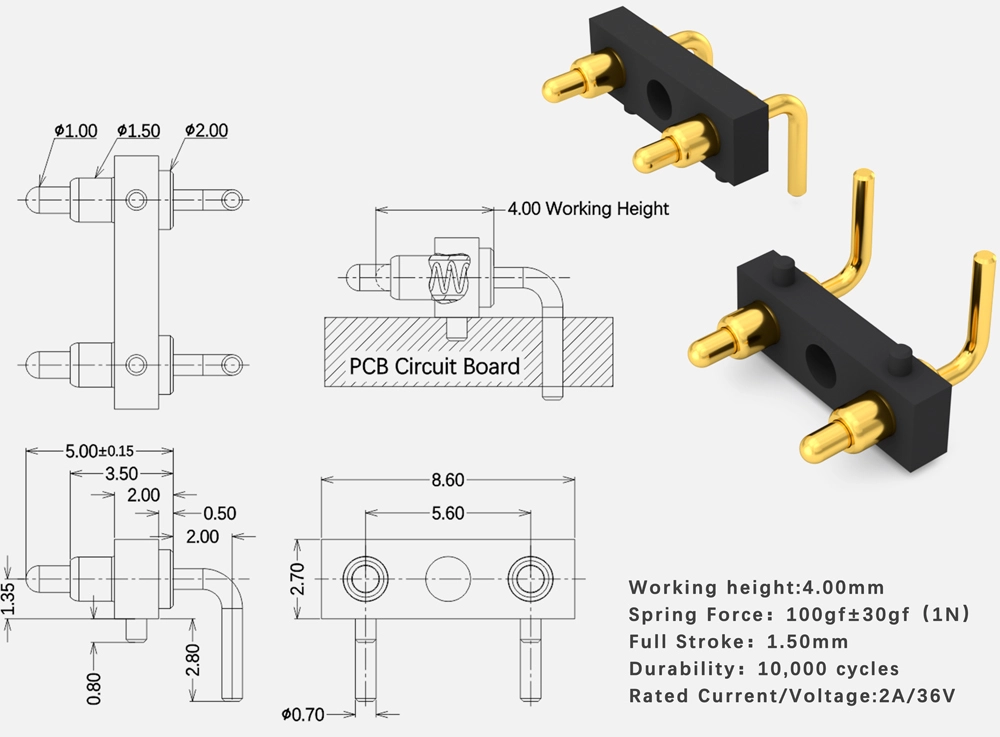 magnetic pogo pin connector