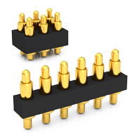 6Pin-Vertical Dip Pogo Pin Connector