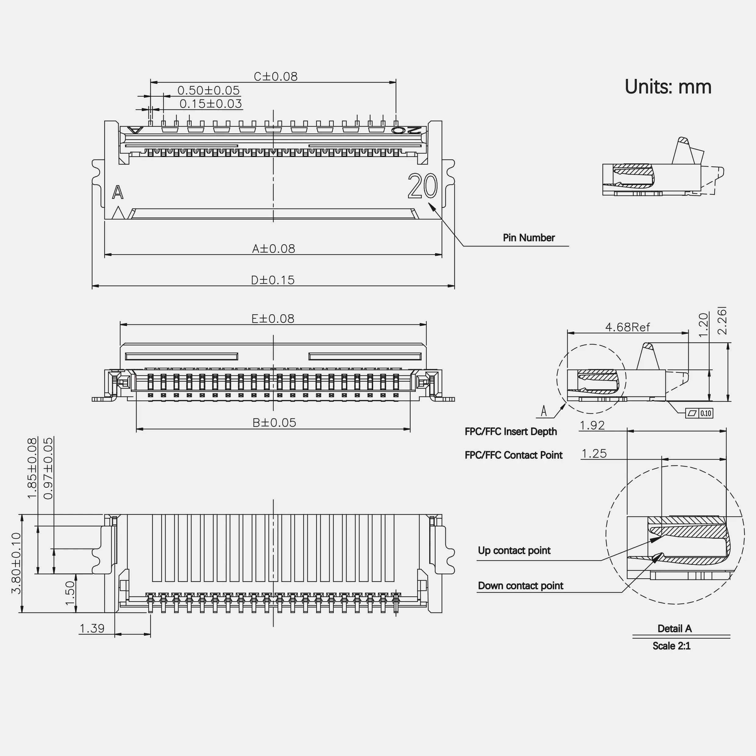 fpc 0.5 mm pitch