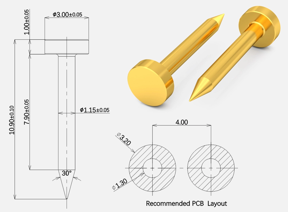 pogo pin contact pad manufacturer